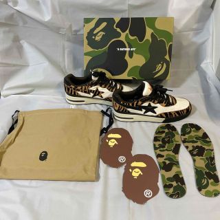 アベイシングエイプ(A BATHING APE)の27.5㎝　ベイプ　スニーカー　BAPE ROADSTA  Tiger Camo(スニーカー)