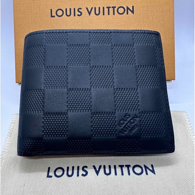 LOUIS VUITTON - 美品 ルイヴィトン ポルトフォイユ・マルコ NM ダミエレザー 二つ折り財布