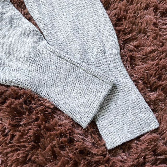 【美品】theory luxe カシミヤコットンVネックニット セーター グレー