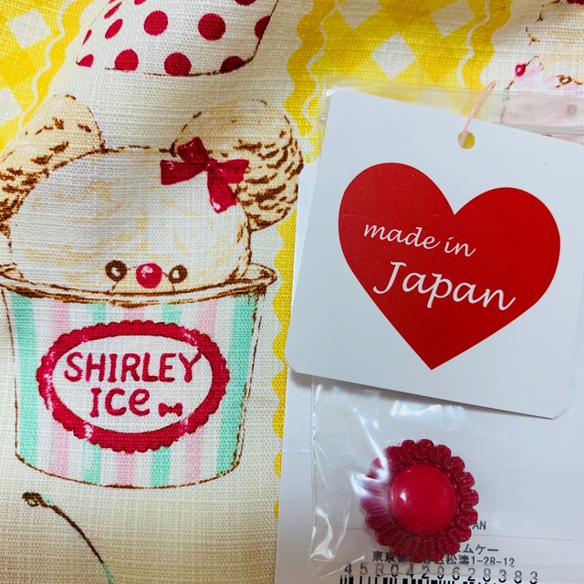 シャーリーテンプル カップアイスプリントワンピース 130 イエロー www
