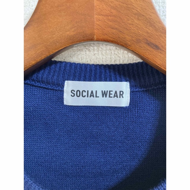 SOCIAL WEAR  半袖ニット　2枚セット メンズのトップス(ニット/セーター)の商品写真