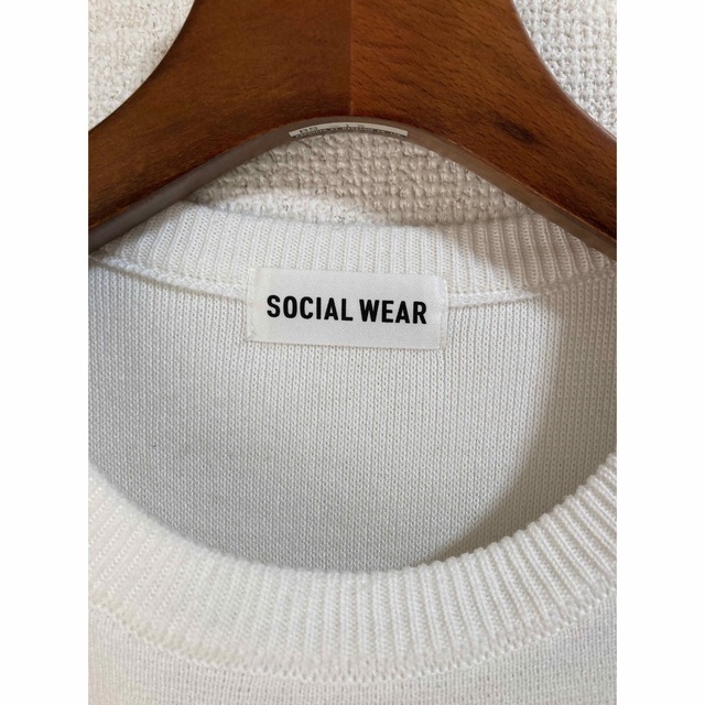 SOCIAL WEAR  半袖ニット　2枚セット メンズのトップス(ニット/セーター)の商品写真