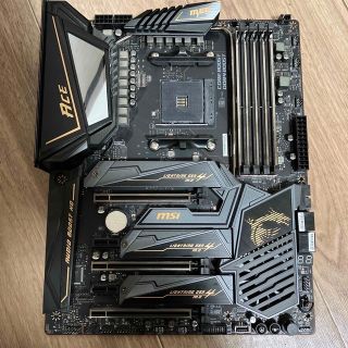 AMD マザーボード MSI MEG X570 ACE +電源セット(PCパーツ)