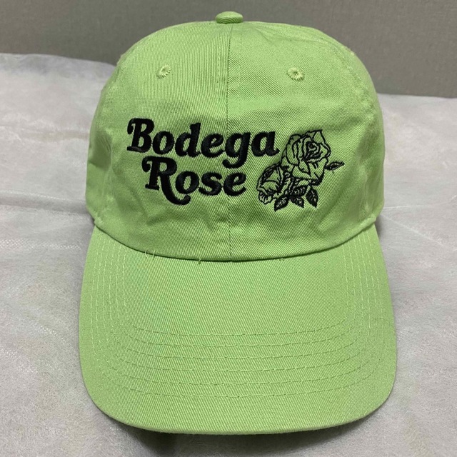 bodega rose キャップ　黄緑 メンズの帽子(キャップ)の商品写真