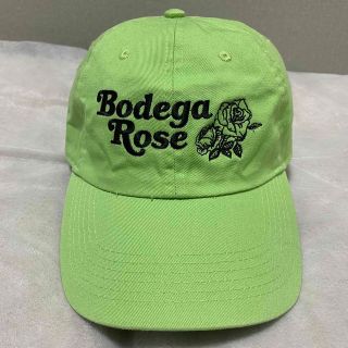 bodega rose キャップ　黄緑(キャップ)