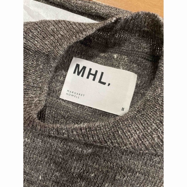 タグ付き新品未使用】M H L. エムエイチエル ラフウールリネンニット