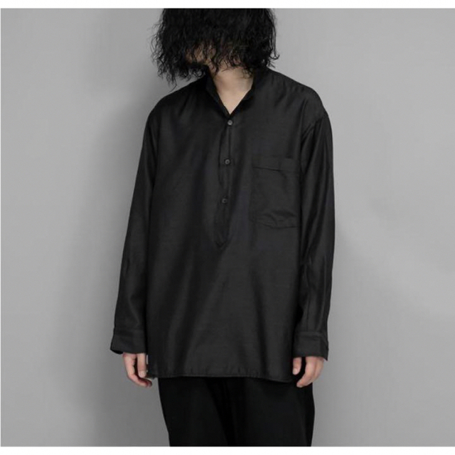 美品22ss COMOLI ウールシルクプルオーバーシャツ 1 | www.jarussi.com.br