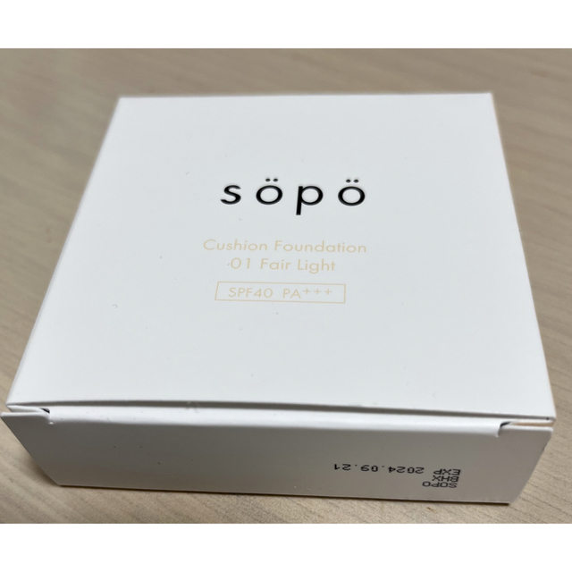 sopo 01 フェアライト クッションファンデーション コスメ/美容のベースメイク/化粧品(ファンデーション)の商品写真