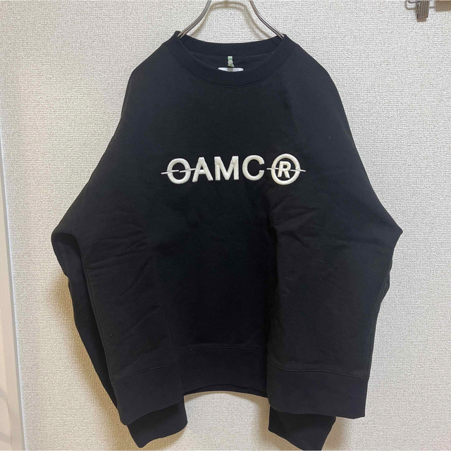 OAMC ブラック　Tilt クルーネック　スウェットシャツ　XL