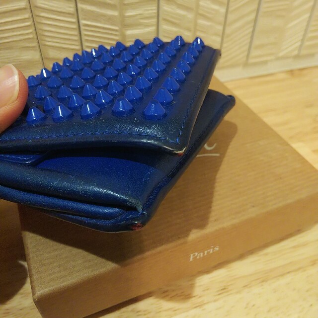 Christian Louboutin - ルブタン 財布 青 christian louboutinの Christian Louboutin - ルブタン 財布 青 christian louboutinの