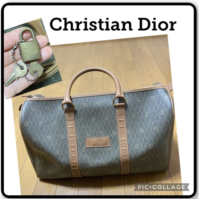 Christian Dior　クリスチャンディオール　ボストンバッグ　美品