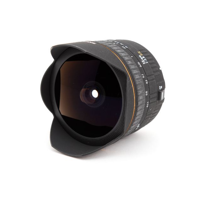 SIGMA(シグマ)のSIGMA 15mm F2.8 EX DG FISHEYE 180° CANON スマホ/家電/カメラのカメラ(レンズ(単焦点))の商品写真