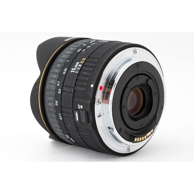 SIGMA(シグマ)のSIGMA 15mm F2.8 EX DG FISHEYE 180° CANON スマホ/家電/カメラのカメラ(レンズ(単焦点))の商品写真