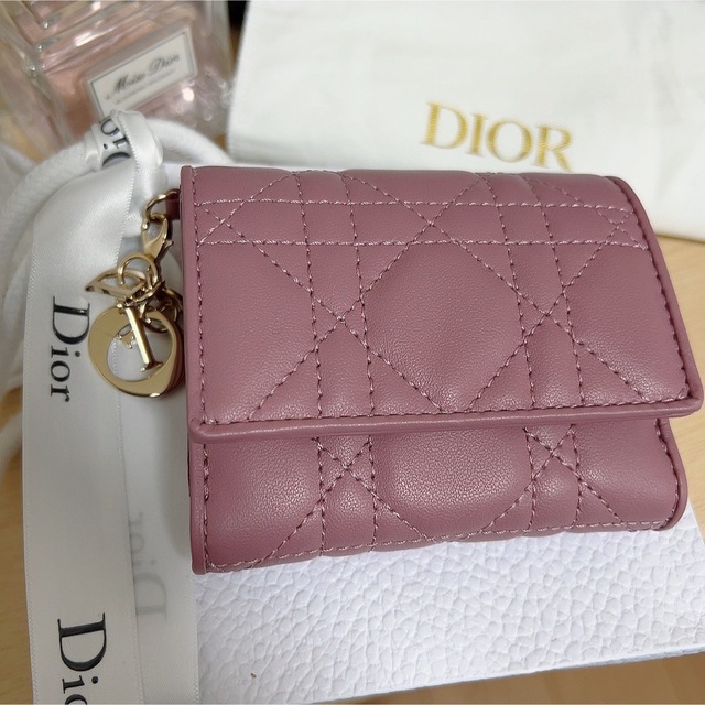 在庫処分】 Dior - lady dior ロータスウォレット カナージュ