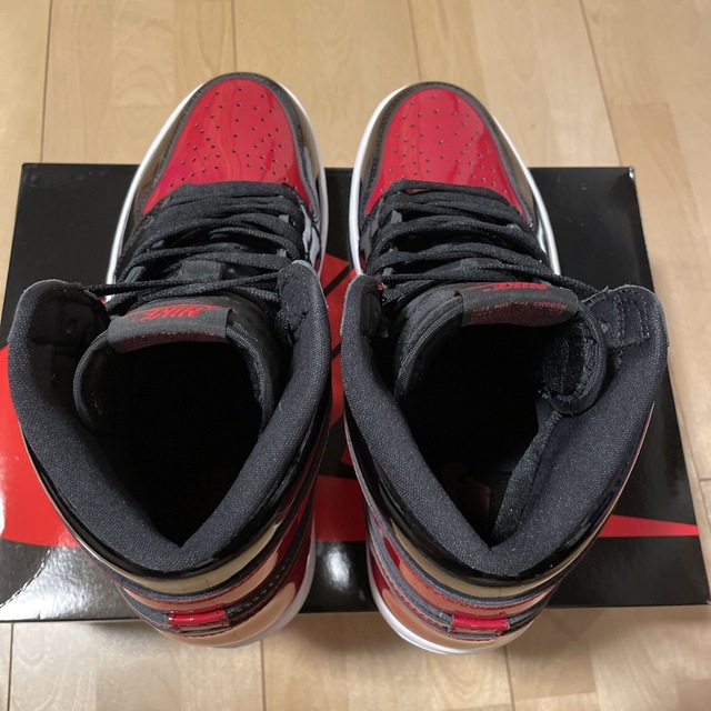 NIKE(ナイキ)のAir Jordan 1 OG Patent Bred 28cm ブレッドAJ1 メンズの靴/シューズ(スニーカー)の商品写真