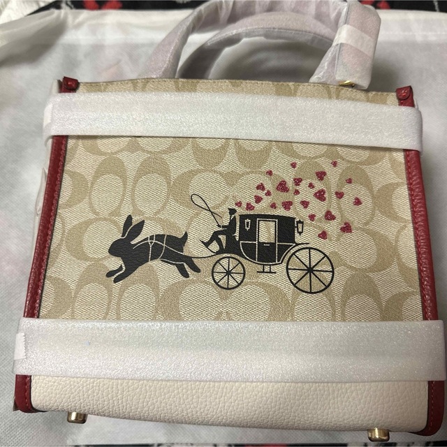 COACH ニューイヤー うさぎ ウサギ ラビット トート ショルダー