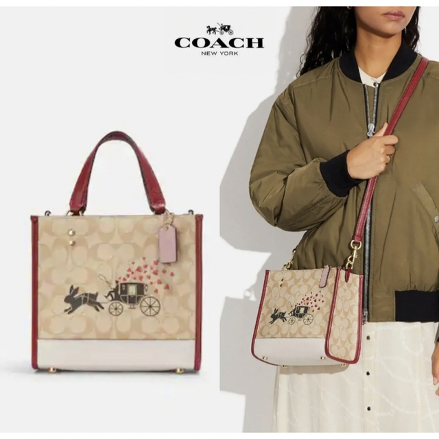 COACH(コーチ)のCOACH ニューイヤー うさぎ ウサギ ラビット トート ショルダー レディースのバッグ(トートバッグ)の商品写真