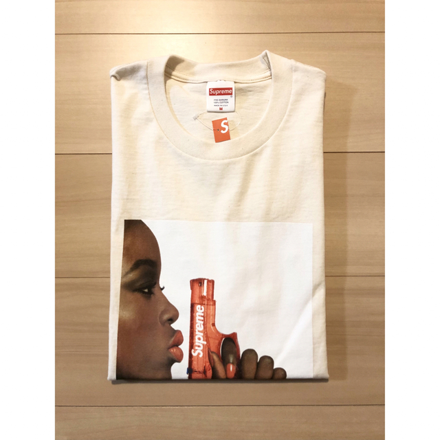 Supreme Water Pistol Tee  Natural L