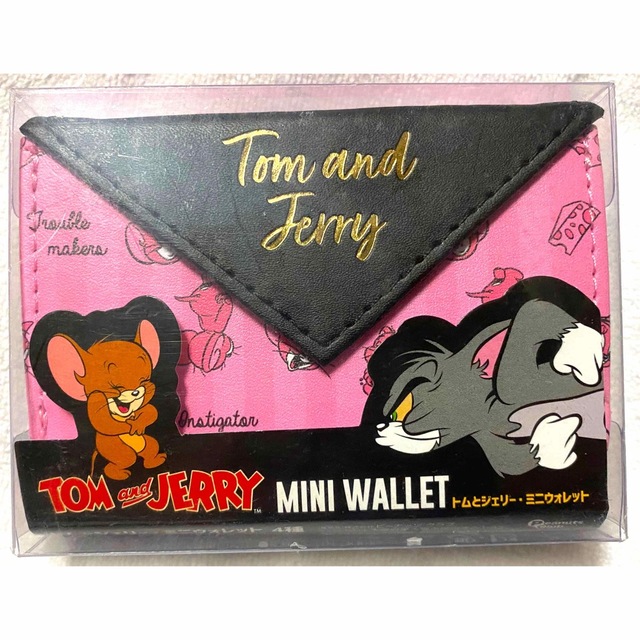 トムとジェリー ミニウォレット【ピンク】 レディースのファッション小物(財布)の商品写真