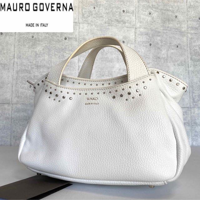 本物 【美品】MAURO ハンドバッグ BORSA5777 GOVERNA×WAKO