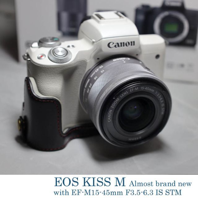 70%以上節約 Canon EOS Kiss M 標準レンズキット ほぼ新品 保証あり