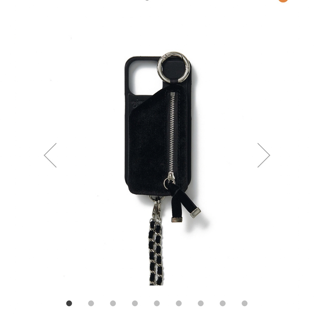 ajew iphone13proケース　ベロア