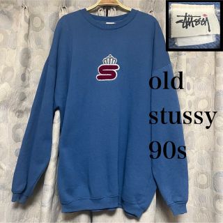 ステューシー(STUSSY)の90s old stussy オールド stussyトレーナー クルーネック(スウェット)