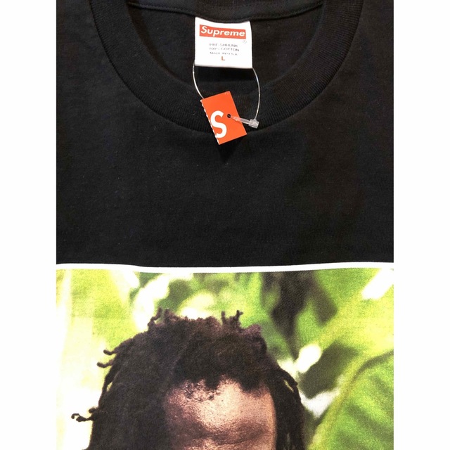 Supreme(シュプリーム)のシュプリーム　Buju Banton Tee　黒　L メンズのトップス(Tシャツ/カットソー(半袖/袖なし))の商品写真