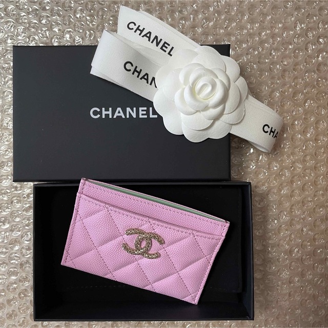 55%以上節約 CHANEL カードケース ピンク バイカラー シャネル 新作