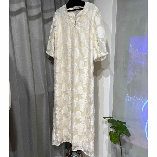 89％以上節約 AMERI FLOWER JACQUARD STRAIGHT DRESS