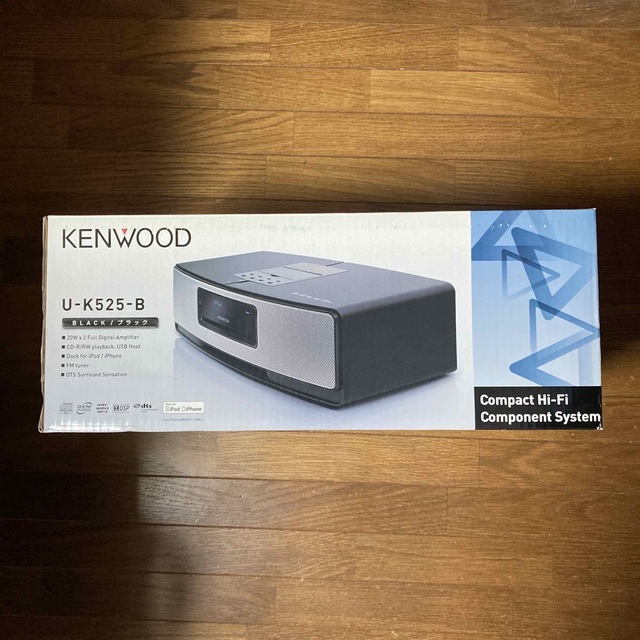 KENWOOD(ケンウッド)のKENWOOD コンパクトHi-Fiシステム U-K525-B スマホ/家電/カメラのオーディオ機器(その他)の商品写真