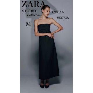 ザラ(ZARA)の新品　今季　ZARA リミテッドエディション　STUDIO コレクションライン(ロングワンピース/マキシワンピース)