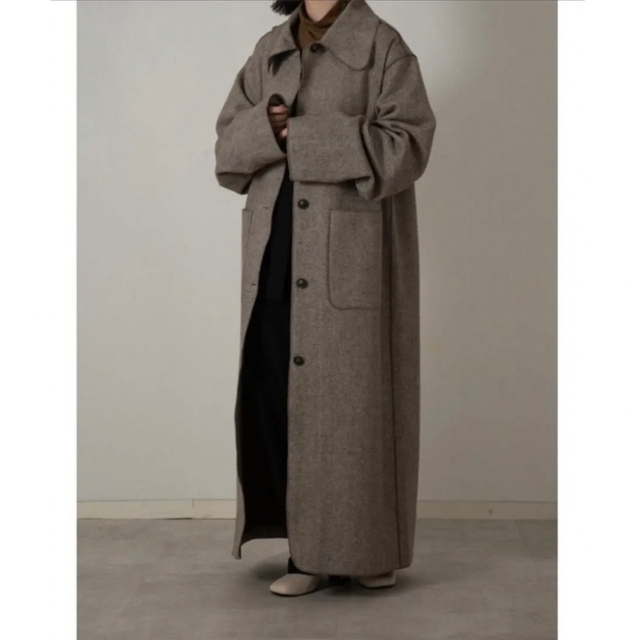 lawgy maru collar coat | フリマアプリ ラクマ
