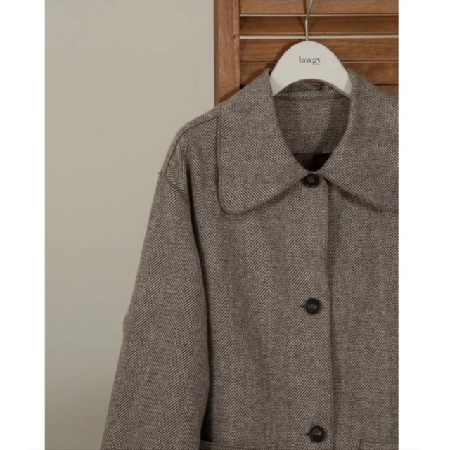 lawgy maru collar coat