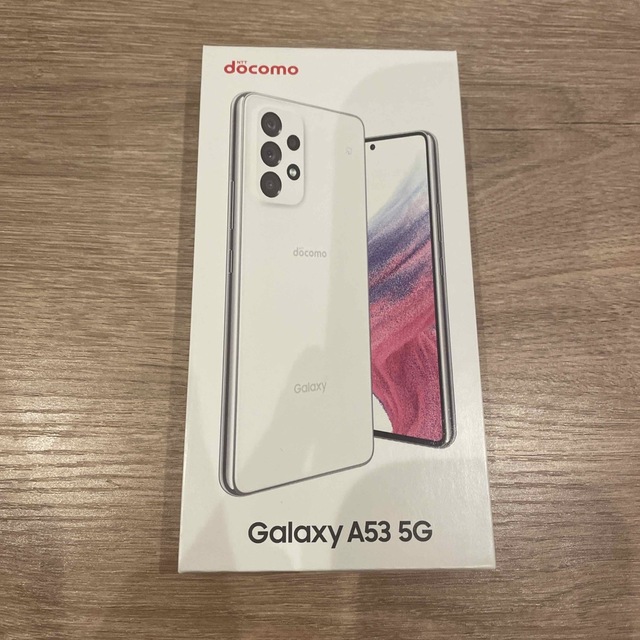 【新品未使用】Galaxy A53 5G SC-53C オーサムホワイトスマートフォン本体