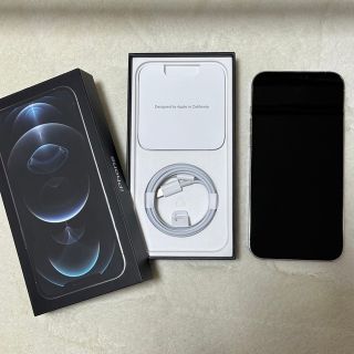 アイフォーン(iPhone)の【美品】iPhone 12 Pro Max 256GB シルバー SIMフリー(スマートフォン本体)