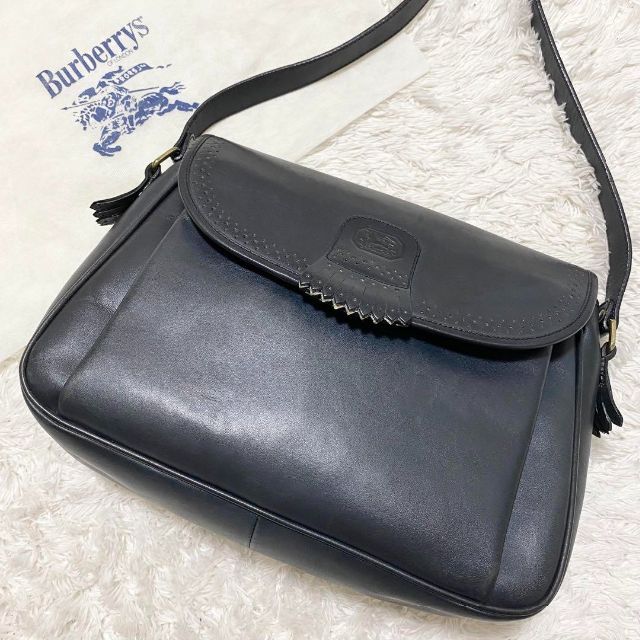 黒タタキSL/朱天黒 良品♡バーバリー ショルダーバッグ ノバチェック