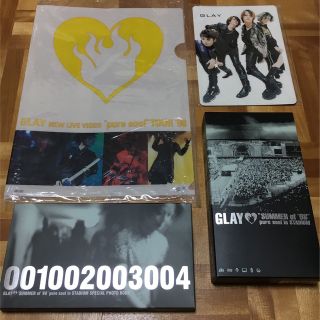 【非売品のおまけ付き】GLAY ビデオ フォトブック クリアファイル(ミュージシャン)