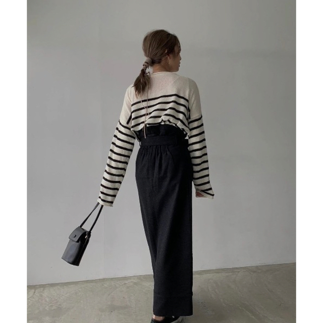 TODAYFUL(トゥデイフル)のwillfully wool hang back loop 3way skirt レディースのスカート(ロングスカート)の商品写真