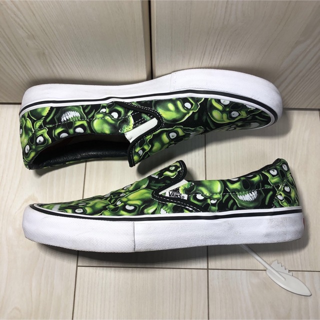 新品Supreme × VANS SKULL PILE SLIP-ON 28.5