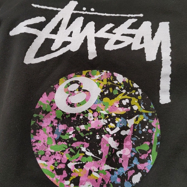 stussy 8ボールベロアパーカー　XLサイズ