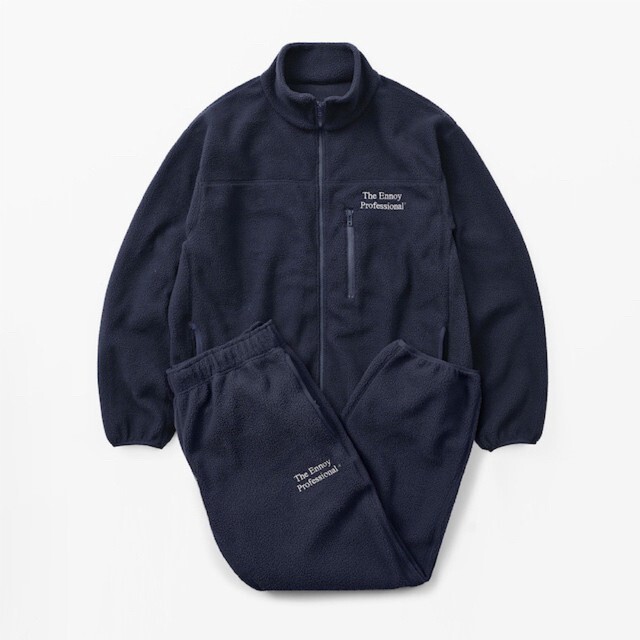 コメントありがとうございますENNOY CITY FLEECE ネイビーL