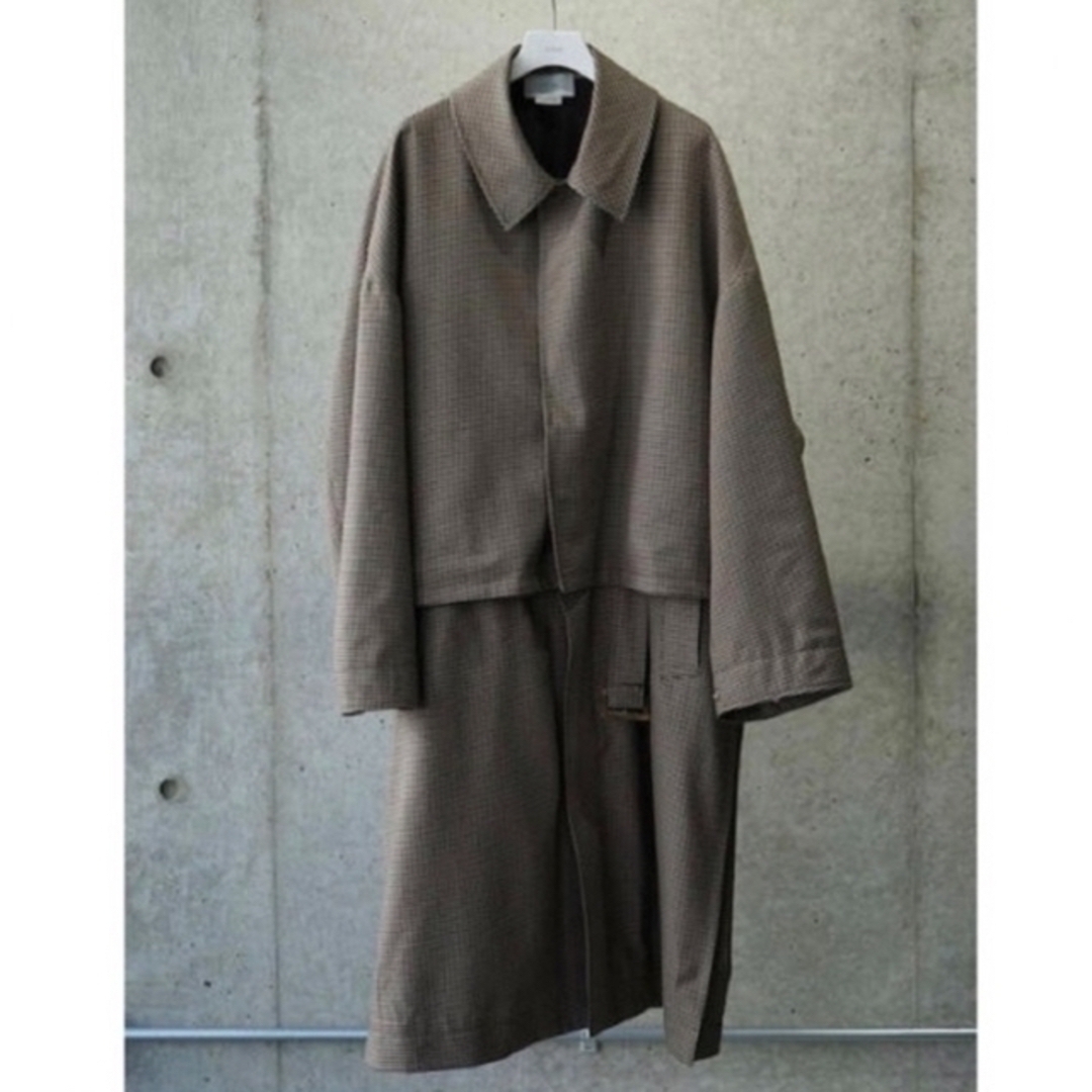 YOKE(ヨーク)のYOKE 19AW 3WAY BAL COLLAR SHARE COAT メンズのジャケット/アウター(ステンカラーコート)の商品写真