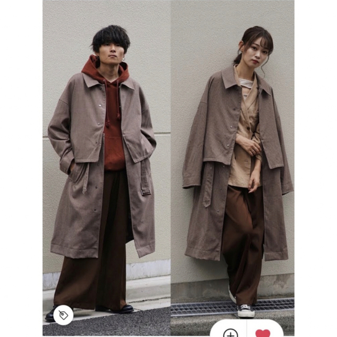 YOKE(ヨーク)のYOKE 19AW 3WAY BAL COLLAR SHARE COAT メンズのジャケット/アウター(ステンカラーコート)の商品写真