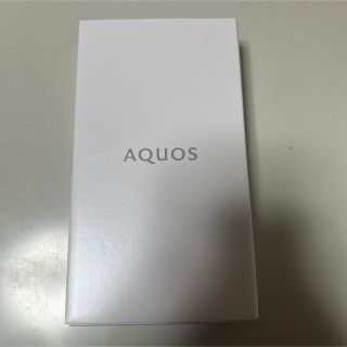 アクオス(AQUOS)のAQUOS sense6s SH-RM19s　SIMフリー　シルバ-(スマートフォン本体)