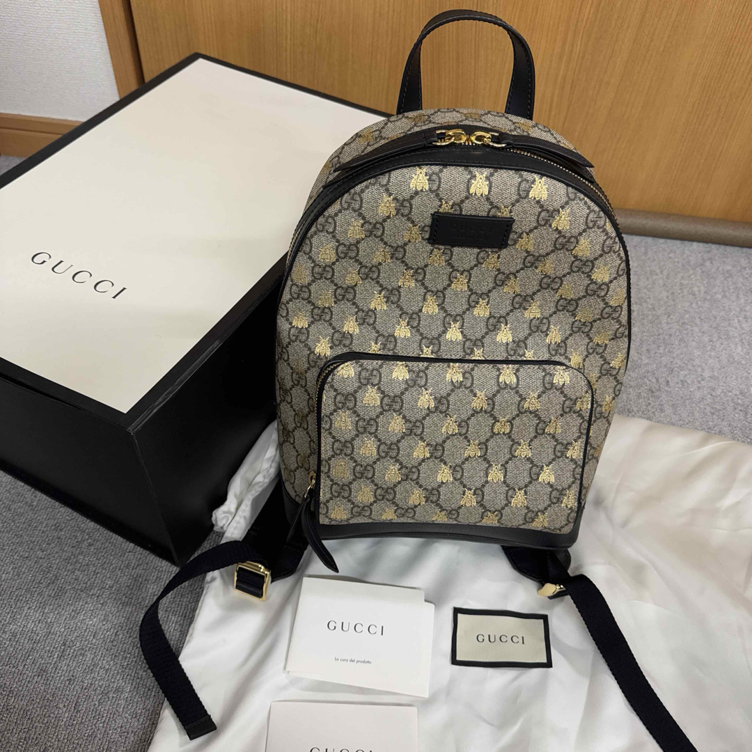 グッチ リュック・デイパック GGスプリーム ビー バックパック | フリマアプリ ラクマ グッチ リュック・デイパック GGスプリーム ビー バックパック | フリマアプリ ラクマ