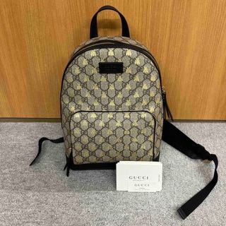 グッチ(Gucci)の最終値下げ　グッチ リュック・デイパック GGスプリーム ビー バックパック(リュック/バックパック)