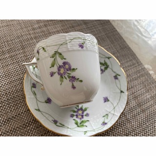 ヘレンド 紫の花 カップ&ソーサー＆19cmプレート www.krzysztofbialy.com