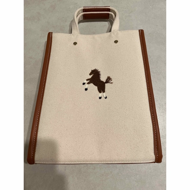 セブンテン トートバッグ お馬さんトート 小 オフホワイト 新品未使用-