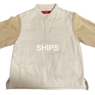 シップスキッズ(SHIPS KIDS)のSHIPS★シップス★シャツ★110★ツートーン★長袖★ロンＴ★ビームス★(Tシャツ/カットソー)